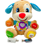 Stuffed Animal Toy Dog Hidden 4K Camera w/ DVR, Wifi Remote Viewing & Battery